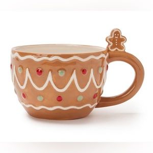 NEW - Gingerbread Man Figural Mug, 18 Oz.
